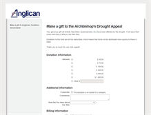 Tablet Screenshot of giving.anglicaresq.org.au